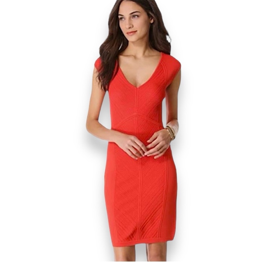 Diane Von Furstenberg Cressida Knit Dress In Color Electric Crimson Red